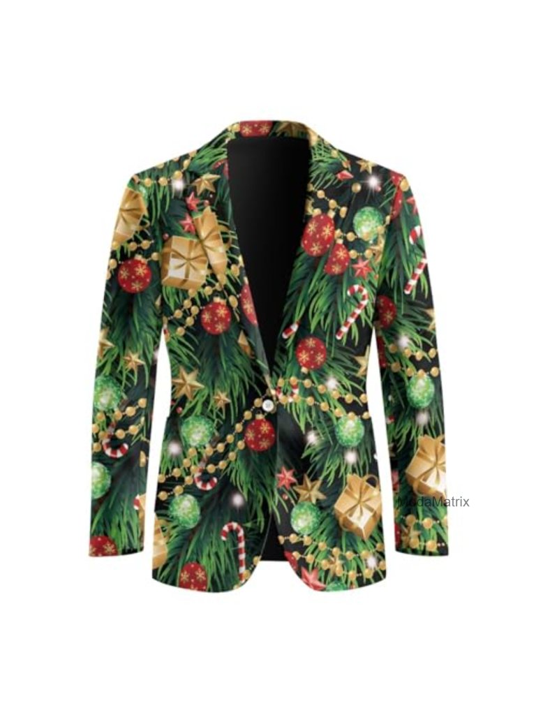 Men's Slim Fit One Button Blazer Notched Lapel Tuxedo Jacket Suit Coat